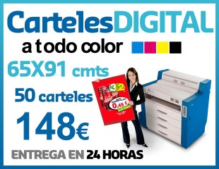 50 Carteles Digital 65×91 A1+ a todo color