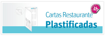 cartas Restaurante plastificadas