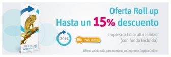 Roll up baratos en oferta. Entrega en 24 h