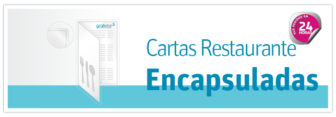 Cartas Restaurante encapsuladas
