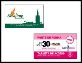 Tarjetas de visita sevilla, color 1 cara